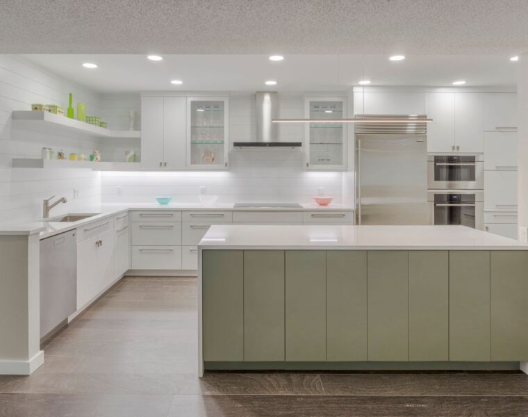 white modern kitchen