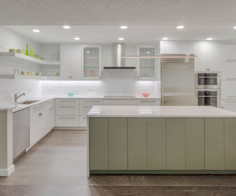 white modern kitchen