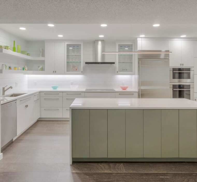 white modern kitchen