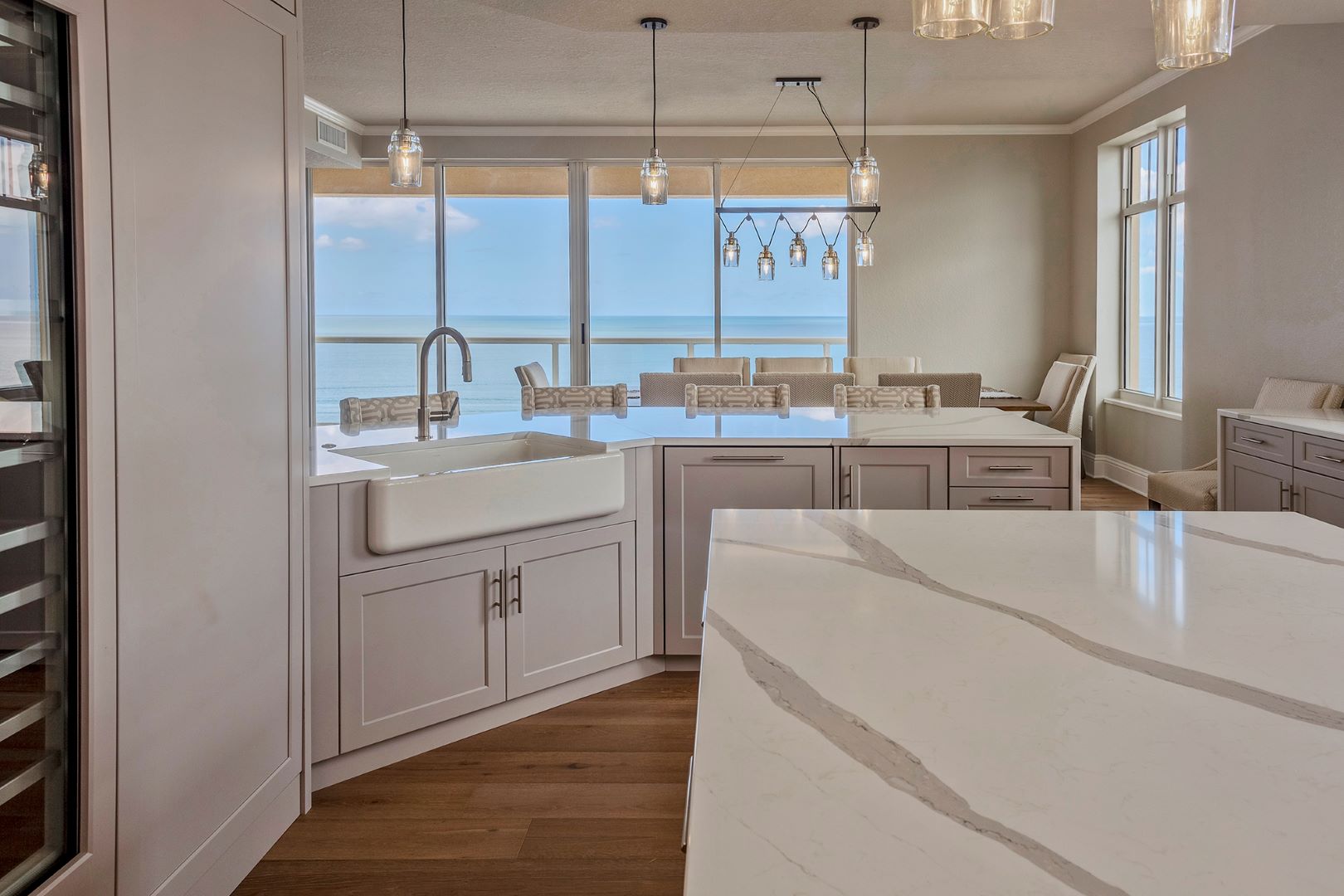 kitchen remodel overlooking tampa bay